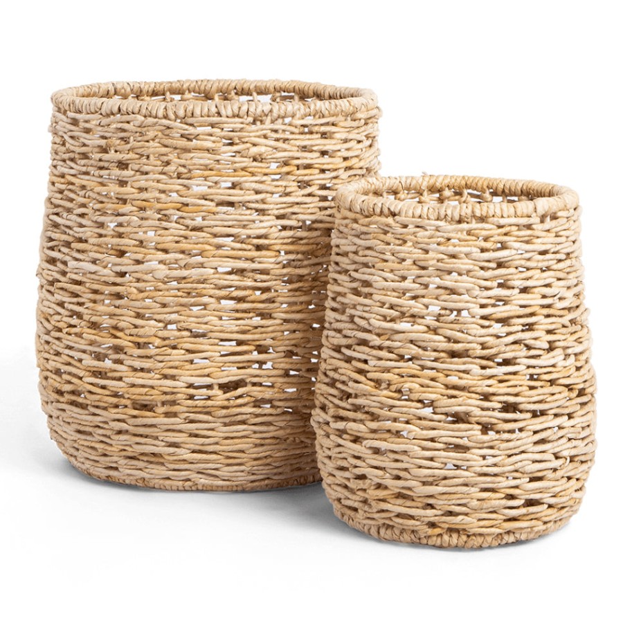 dBodhi Dbodhi Raung Round Basket - Set Of 2 Natural Clearance