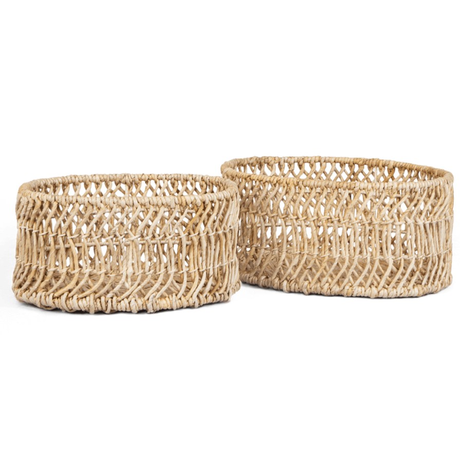 dBodhi Dbodhi Kawi Oval Basket - Set Of 2 Natural Online