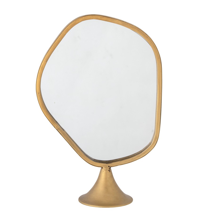 Bloomingville Ania Metal Table Mirror Brass New