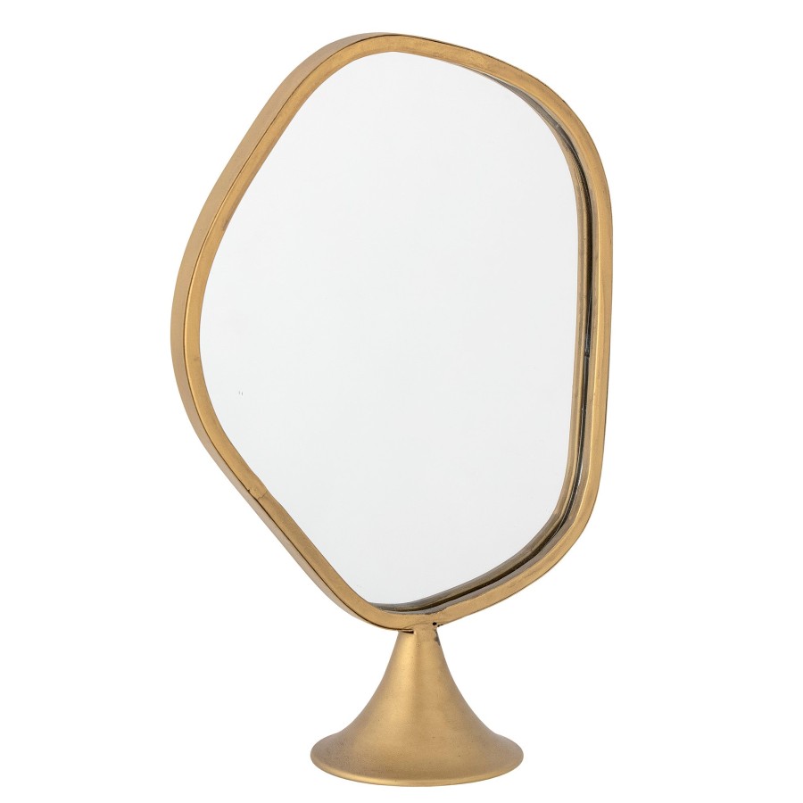 Bloomingville Ania Metal Table Mirror Brass New