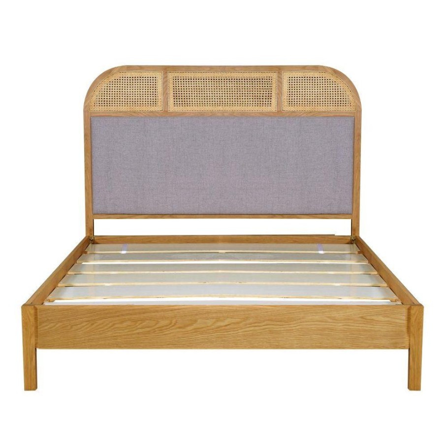 Trit House Elina Queen Bed Natural Oak Wholesale