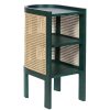 Cane Collection Cane Side Table Green Hot