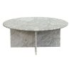 Trit House Lindy Round Coffee Table White Marble Online