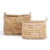 dBodhi Dbodhi Caterpillar Sago Rectangular Basket - Set Of 2 Natural Clearance