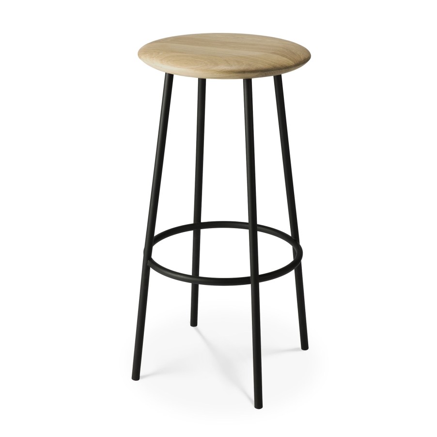 Ethnicraft Ethnicraft Oak Baretto Bar Stool Natural Oak New