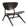 Ethnicraft Ethnicraft Mahogany Eye Lounge Chair Dark Brown Hot