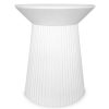 Trit House Ernest Stool / Side Table Speckle White Concrete Best