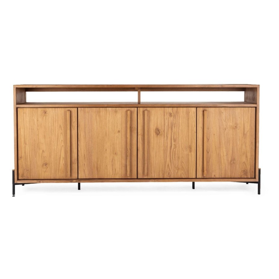 dBodhi Dbodhi Outline Dresser - 4 Doors/1 Open Rack Teak Clearance