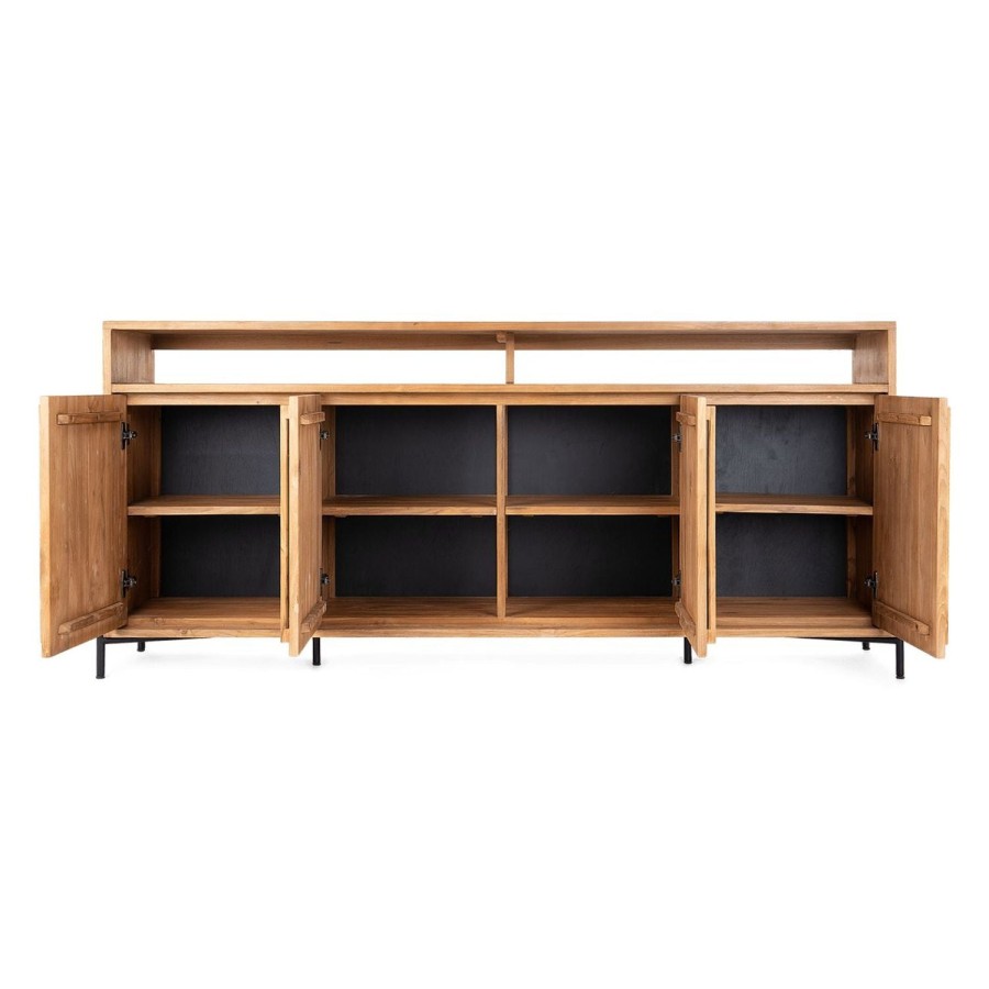 dBodhi Dbodhi Outline Dresser - 4 Doors/1 Open Rack Teak Clearance