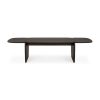 Ethnicraft Ethnicraft Mahogany Pi Rectangular Coffee Table Dark Brown Best