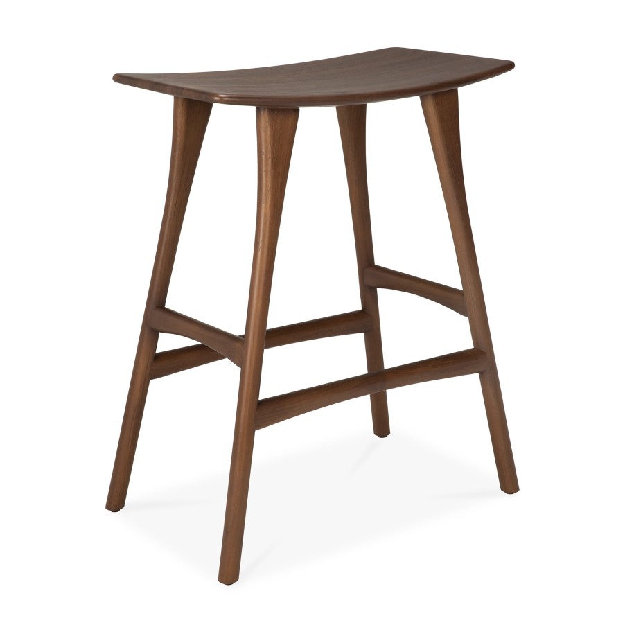 Ethnicraft Ethnicraft Teak Osso Counter Stool Brown Clearance