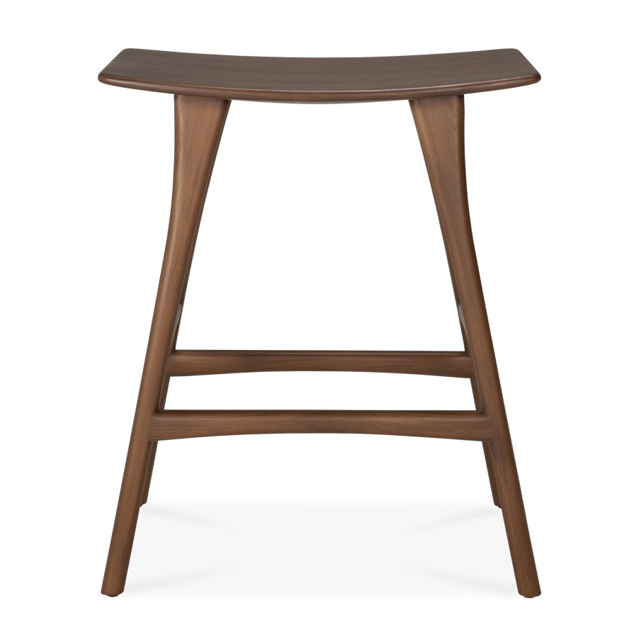 Ethnicraft Ethnicraft Teak Osso Counter Stool Brown Clearance