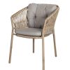 Caneline Ocean Dining Chair - Aluminium Taupe Natte New