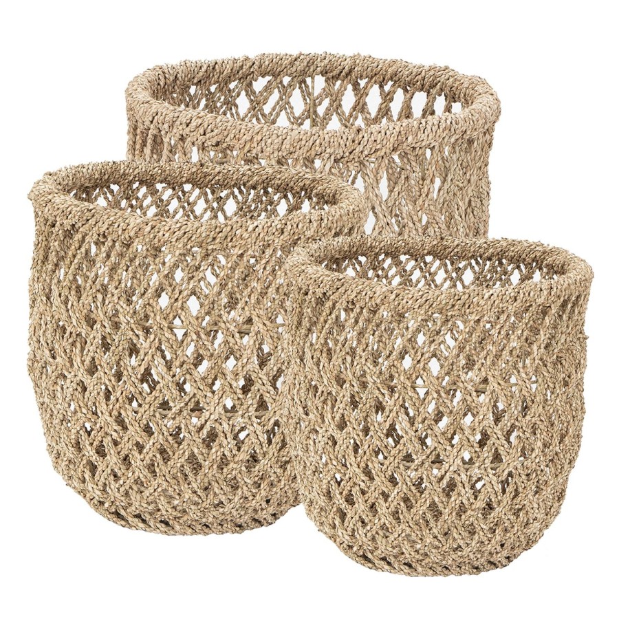 dBodhi Dbodhi Knut Basket - Set Of 3 Seagrass Wholesale