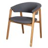 Caneline Luna Armchair Teak/Grey Best