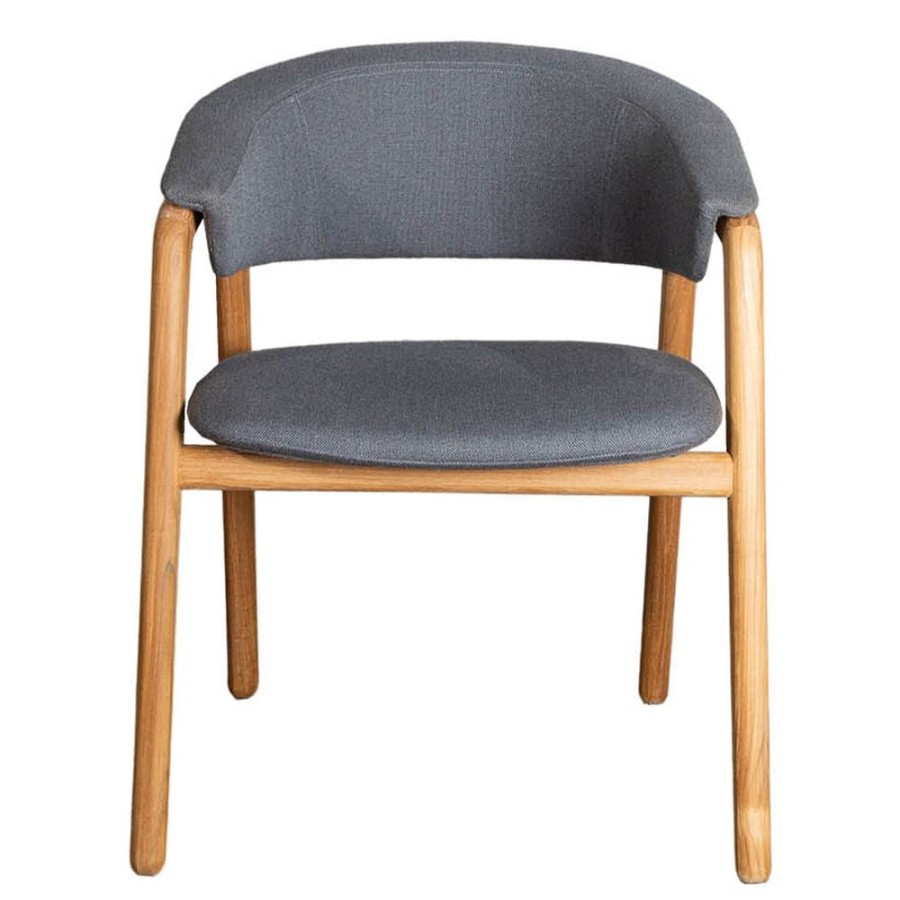 Caneline Luna Armchair Teak/Grey Best