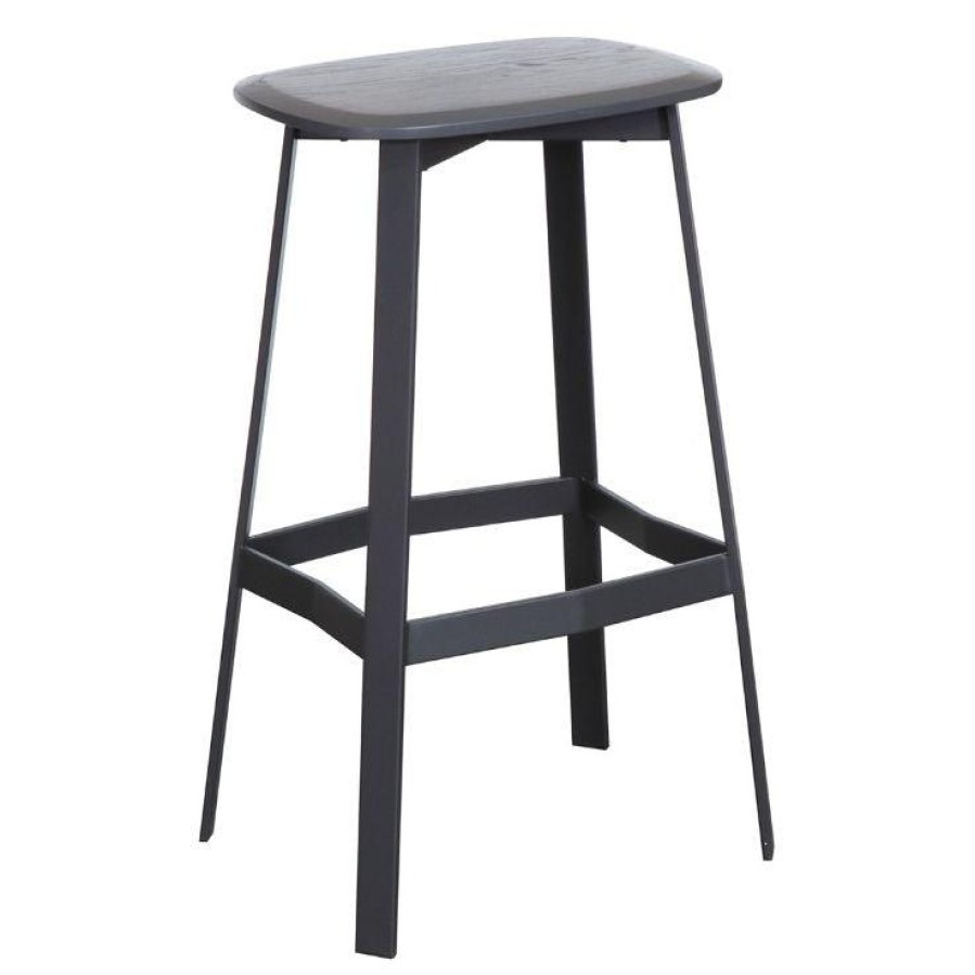 Jotter Goods Carbon Bar Stool Raw Dark Grey Clearance