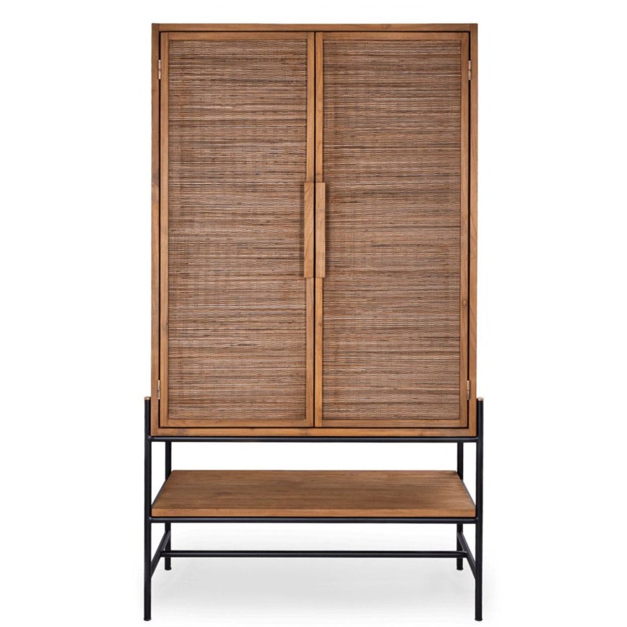 dBodhi Dbodhi Coco Cabinet - 2 Doors/1 Open Rack Teak Best