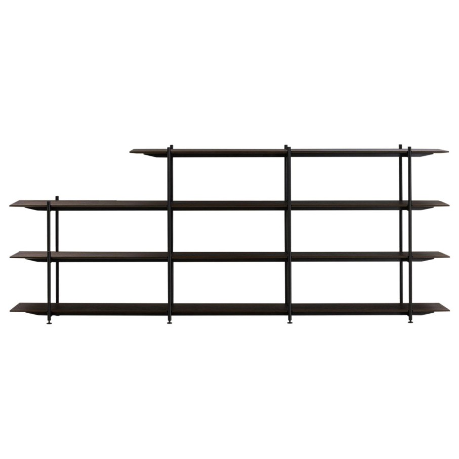 Wendelbo Formal Shelving Configuration 17 Dark Brown Clearance