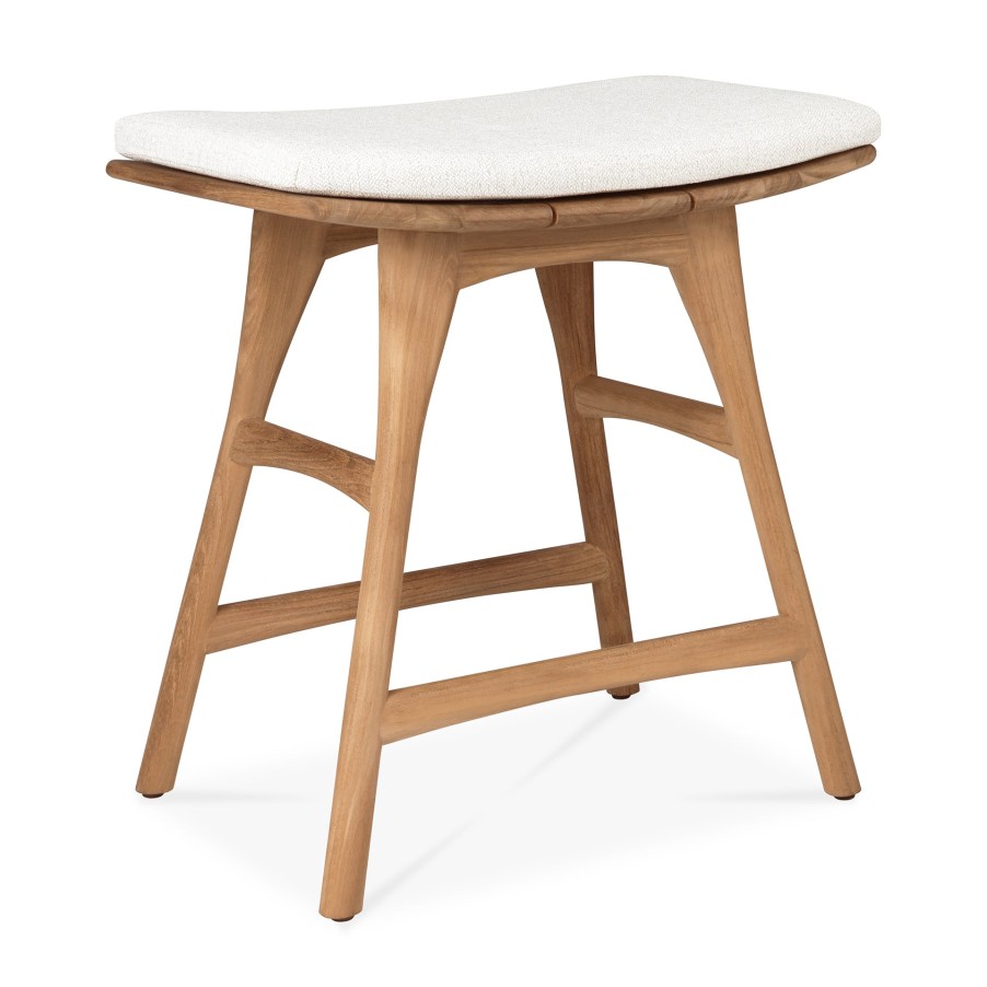 Ethnicraft Ethnicraft Teak Osso Outdoor Stool - Fabric Wholesale