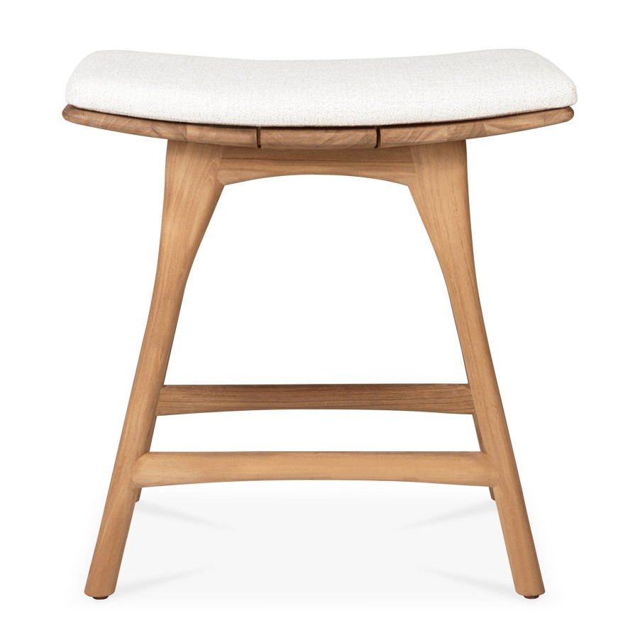 Ethnicraft Ethnicraft Teak Osso Outdoor Stool - Fabric Wholesale