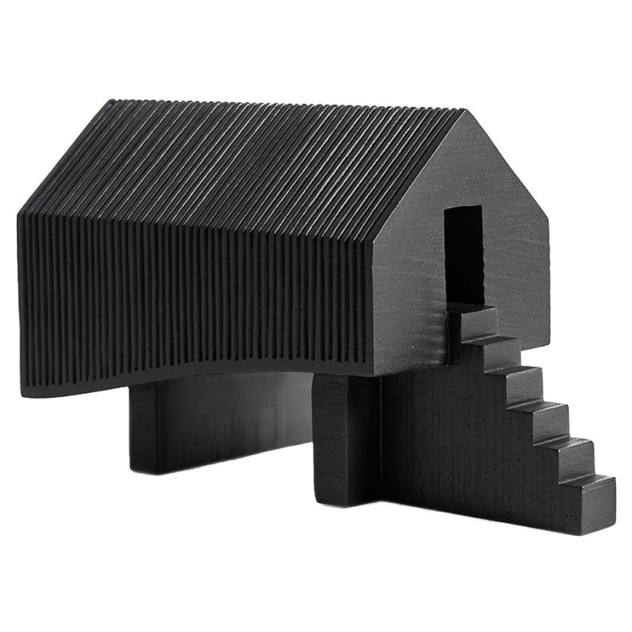 Ethnicraft Ethnicraft Mahogany House Object - Stilt House Black Hot