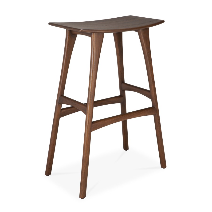 Ethnicraft Ethnicraft Teak Osso Bar Stool Brown Hot