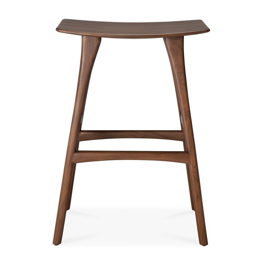 Ethnicraft Ethnicraft Teak Osso Bar Stool Brown Hot