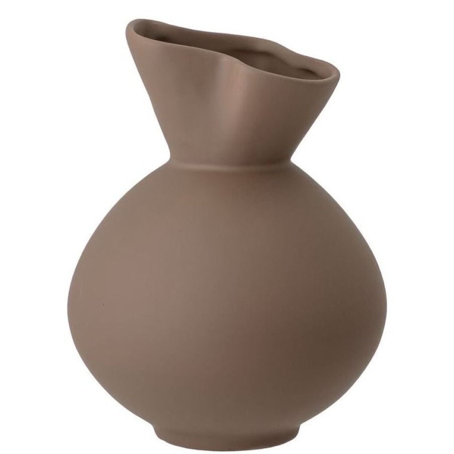 Bloomingville Nicita Vase - 20Cm Brown Clearance