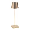 Zafferano Ai Lati Lights Poldina Metallic Table Lamp New