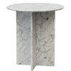 Trit House Lindy Round Side Table White Marble Online