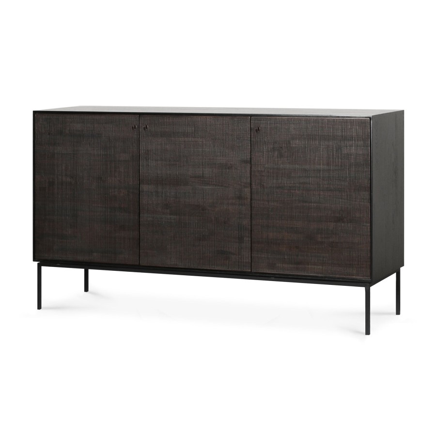 Ethnicraft Ethnicraft Grooves Sideboard - 3 Doors Teak Best