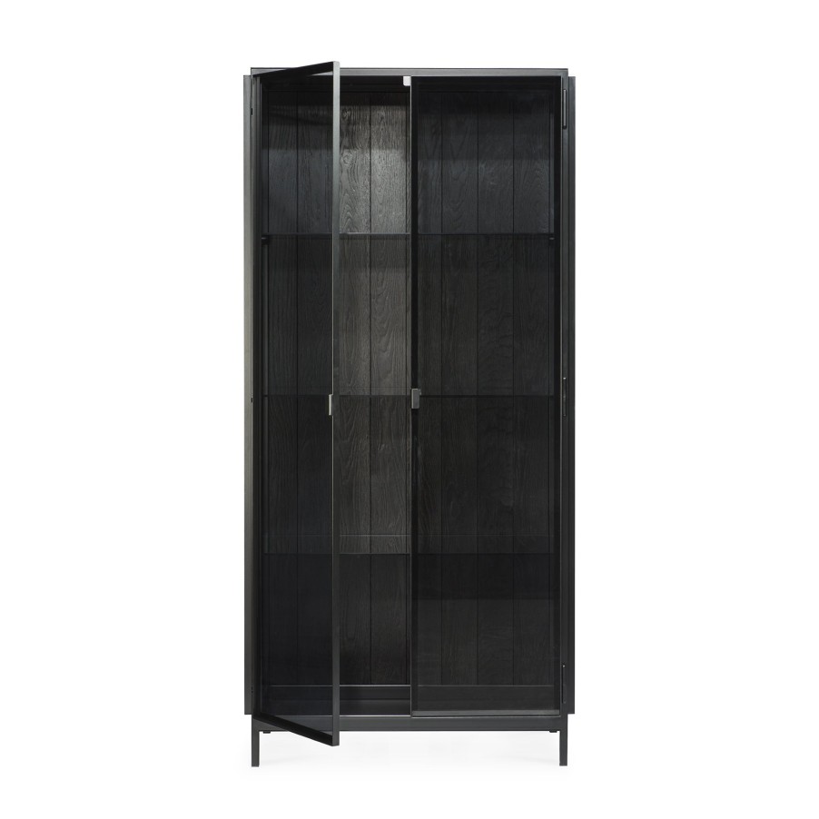 Ethnicraft Ethnicraft Oak Anders Cupboard - 2 Doors Black Best