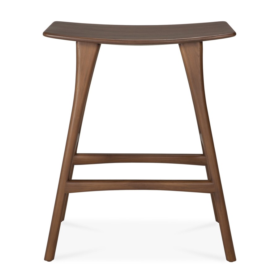 Ethnicraft Ethnicraft Teak Osso Counter Stool Brown Hot