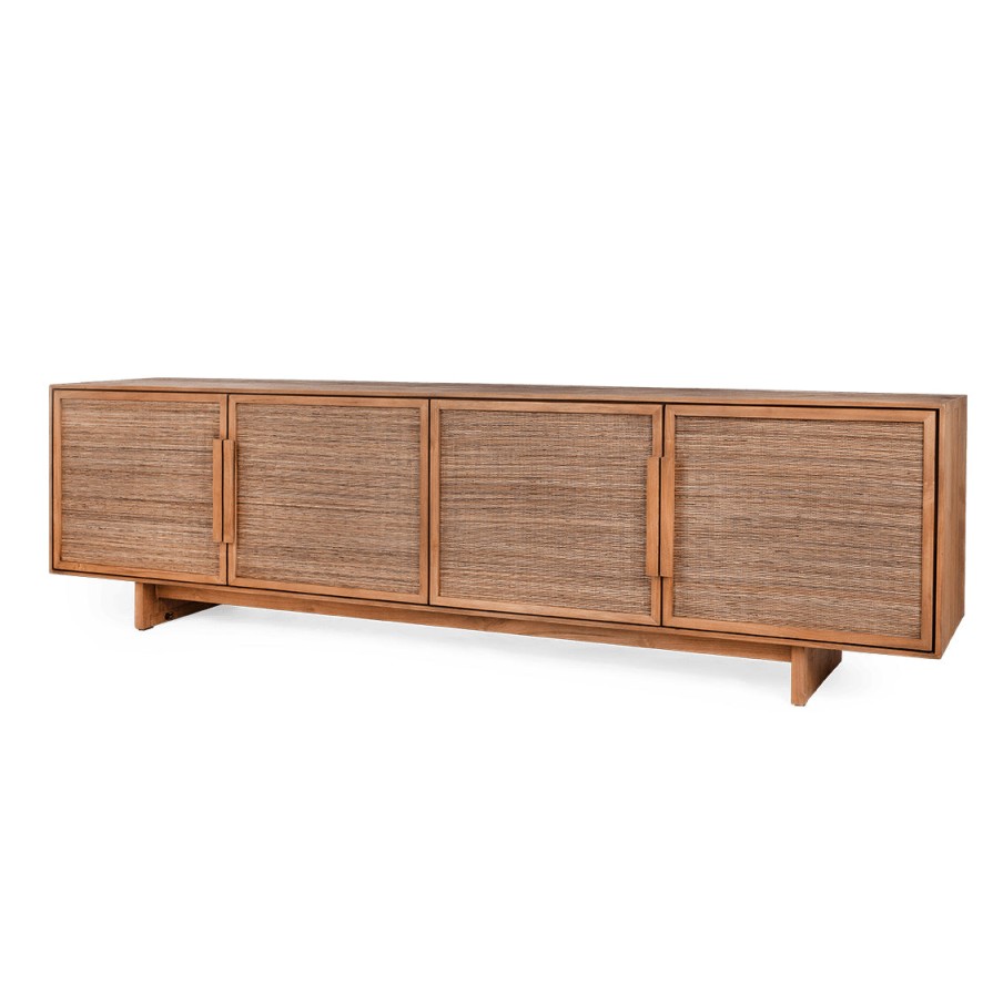 dBodhi Dbodhi Hopper Low Dresser - 4 Doors Teak Hot