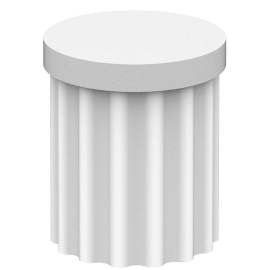 Trit House Chantel Stool White Concrete Online