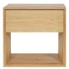 Ethnicraft Ethnicraft Oak Nordic 1 Drawer Bedside Table Tall Natural Oak Best