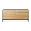 Ethnicraft Ethnicraft Oak Blackbird Sideboard - 2 Doors/3 Drawers Natural Oak Wholesale