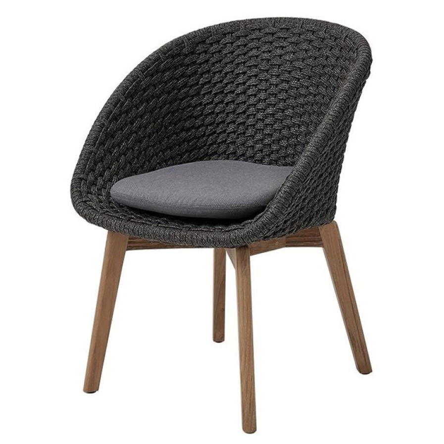 Caneline Peacock Dining Chair - Soft Rope Online