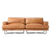 United Strangers Manhattan Sofa Brown Leather Clearance