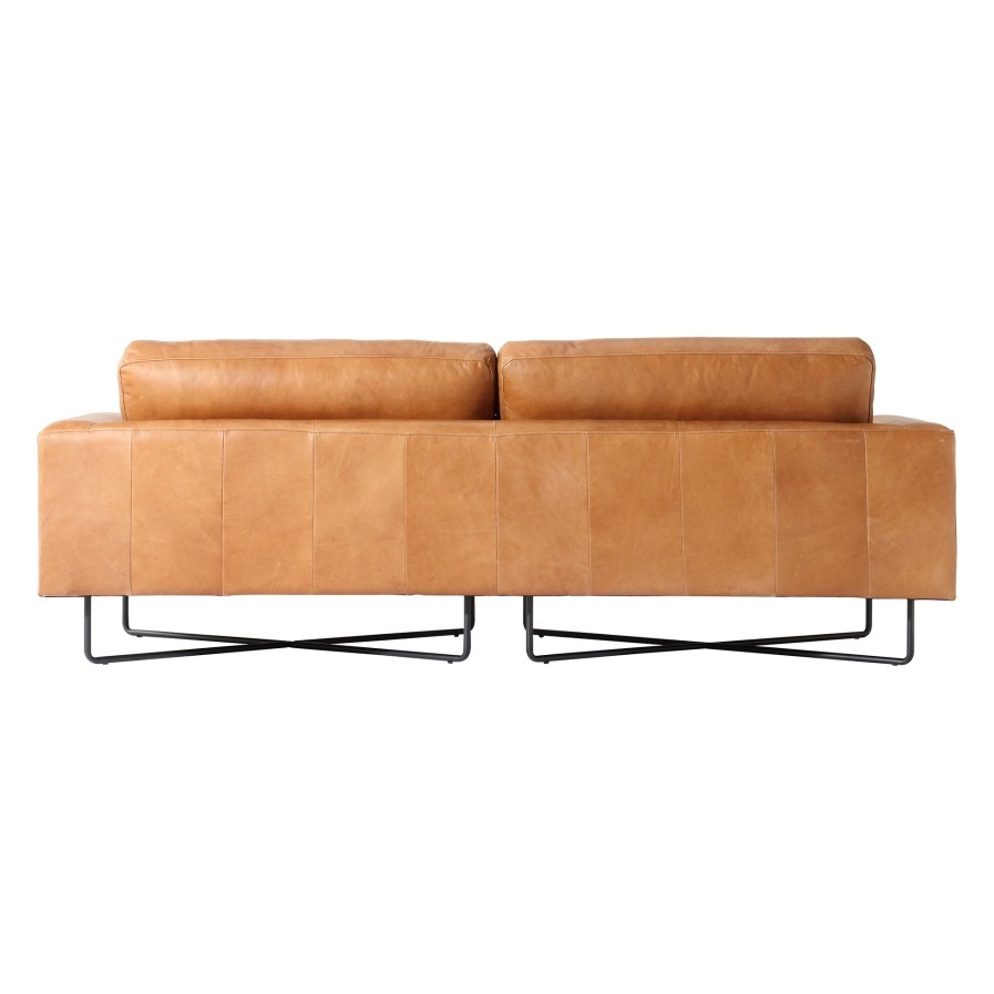 United Strangers Manhattan Sofa Brown Leather Clearance