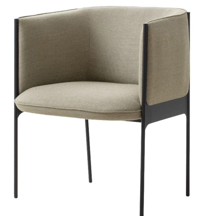 Wendelbo Sepal Dining Chair Linen-Fiord 951 Online