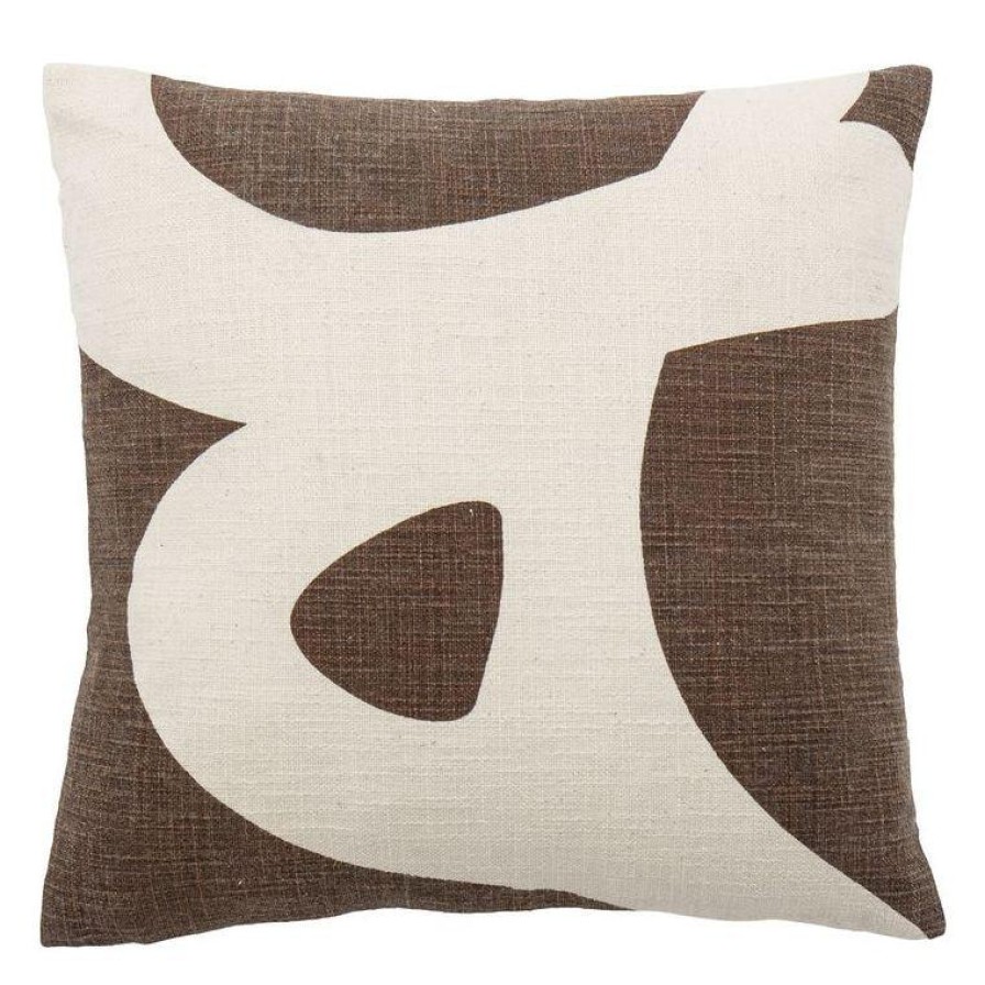 Bloomingville Ebrar Cotton Cushion Brown Hot