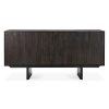 Ethnicraft Ethnicraft Teak Mosaic 3 Door Sideboard Black Wholesale