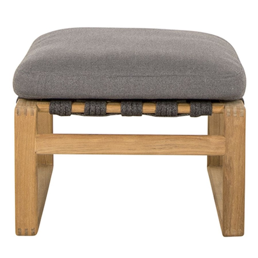 Caneline Endless Soft Footstool Teak Online