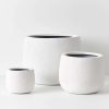 Trit House Rok Tora Pot - Set Of 3 White Online