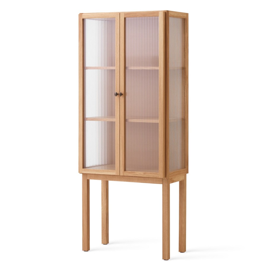 Audo Copenhagen Curiosity Tall Cabinet Natural Oak Online