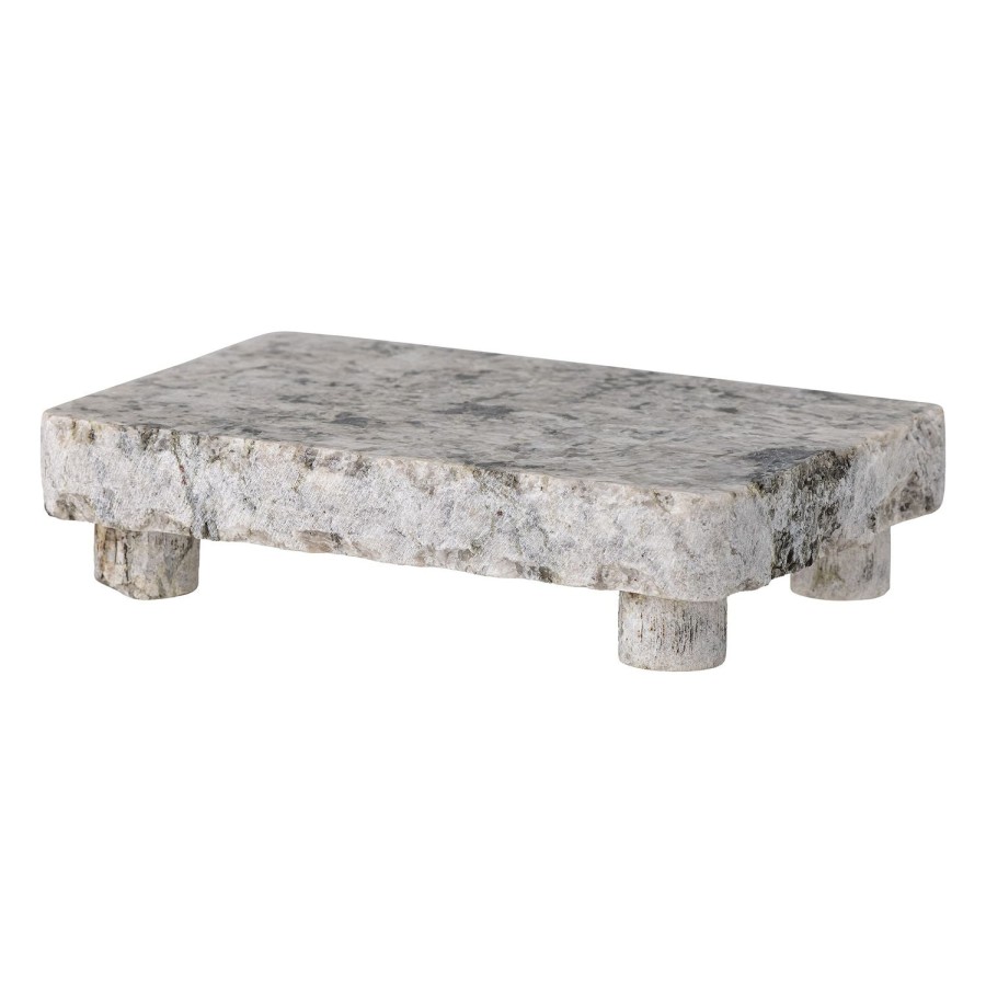 Bloomingville Letizia Granite Tray Grey Clearance