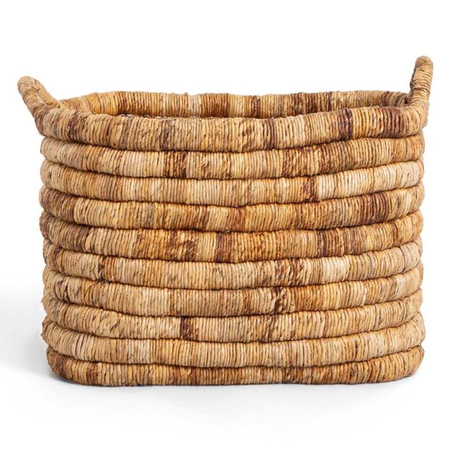 dBodhi Dbodhi Caterpillar Sago Rectangular Basket Two Tone New