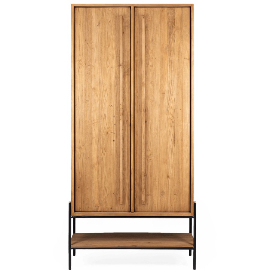 dBodhi Dbodhi Outline Cabinet - 2 Doors/1 Open Rack Teak Clearance